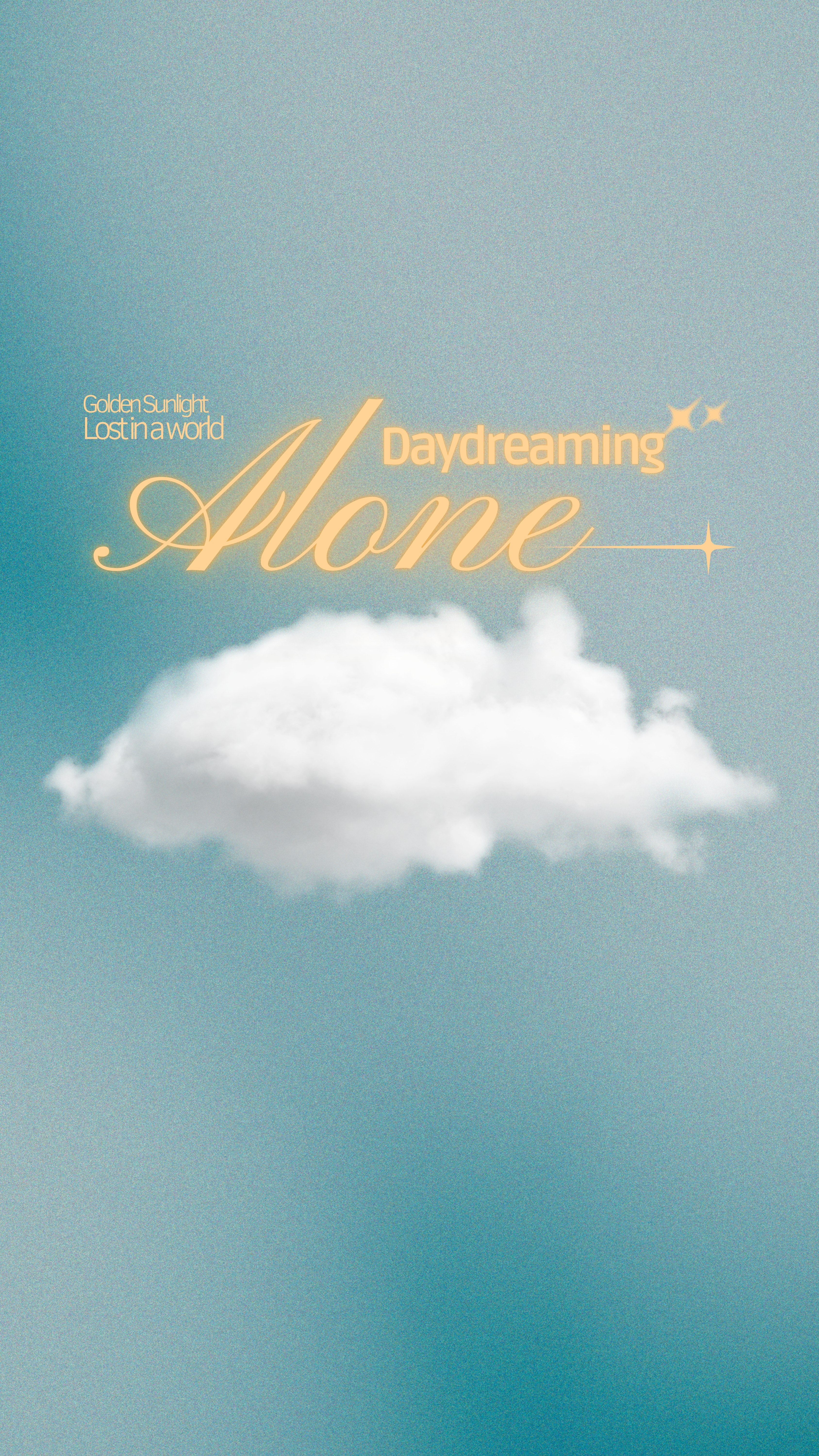 Light Blue and Yellow Cloudy and Dreamy Quote Phone Wallpaper - 1.jpeg