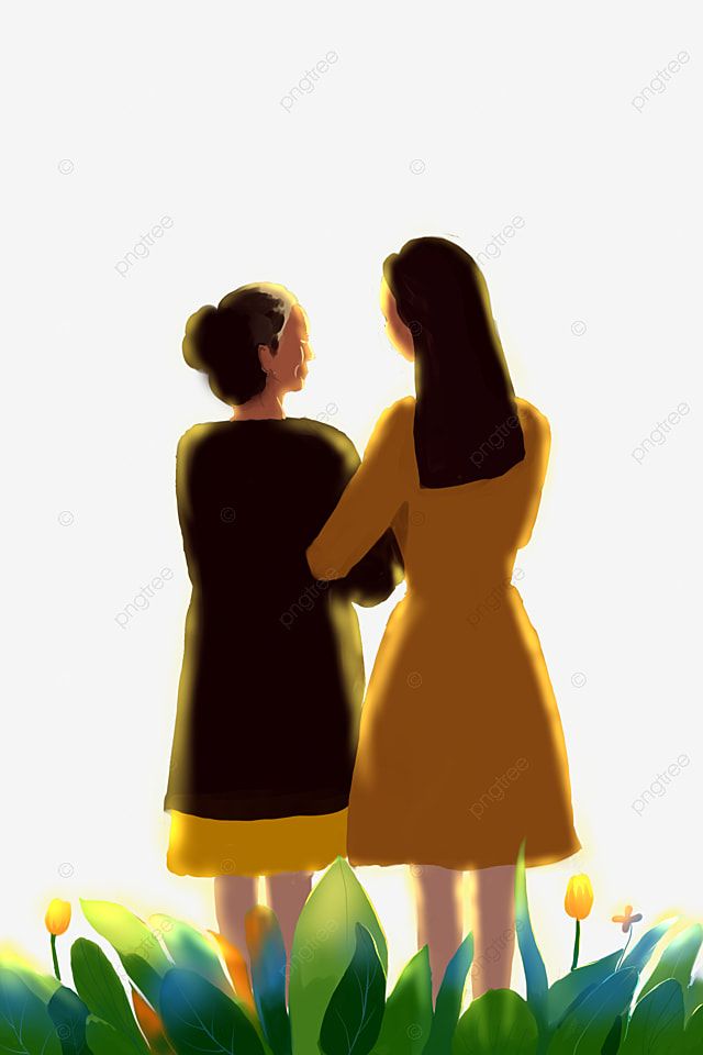 Día De La Madre Compañía Madre E Hija Dibujado A Mano PNG ,dibujos  Día De La Madre, Compañerismo, Madre E Hija PNG y PSD para Descargar Gratis _ Pngtree.jpg